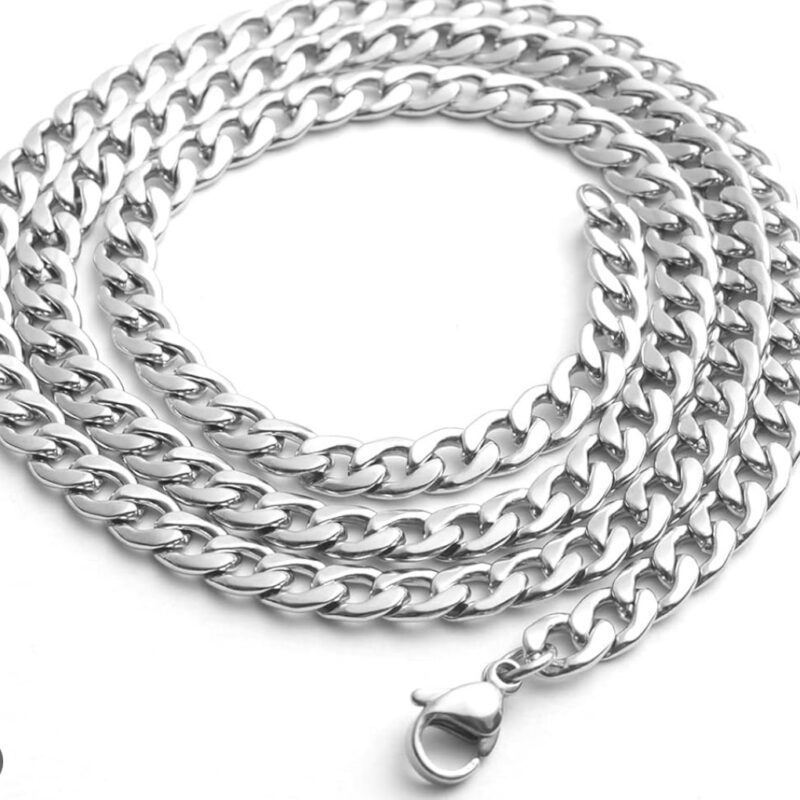 Stainless Necklace - Curb Chain - Various Sizes